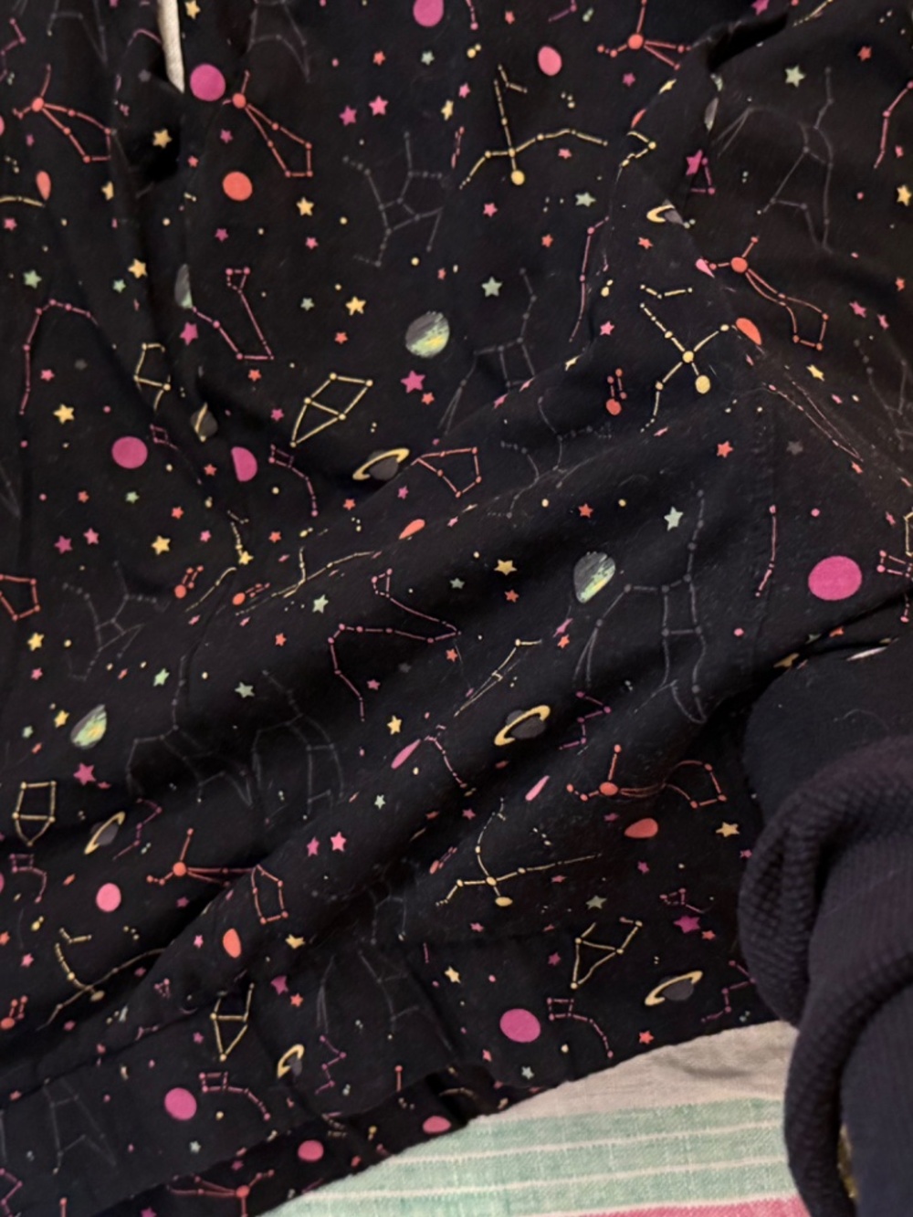 Svaha Leggings 2XL Rainbow Constellation Glow in Dark Large Pockets - Picture 5 of 7